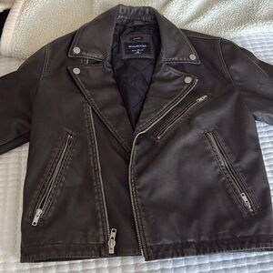 Abercrombie leather jacket